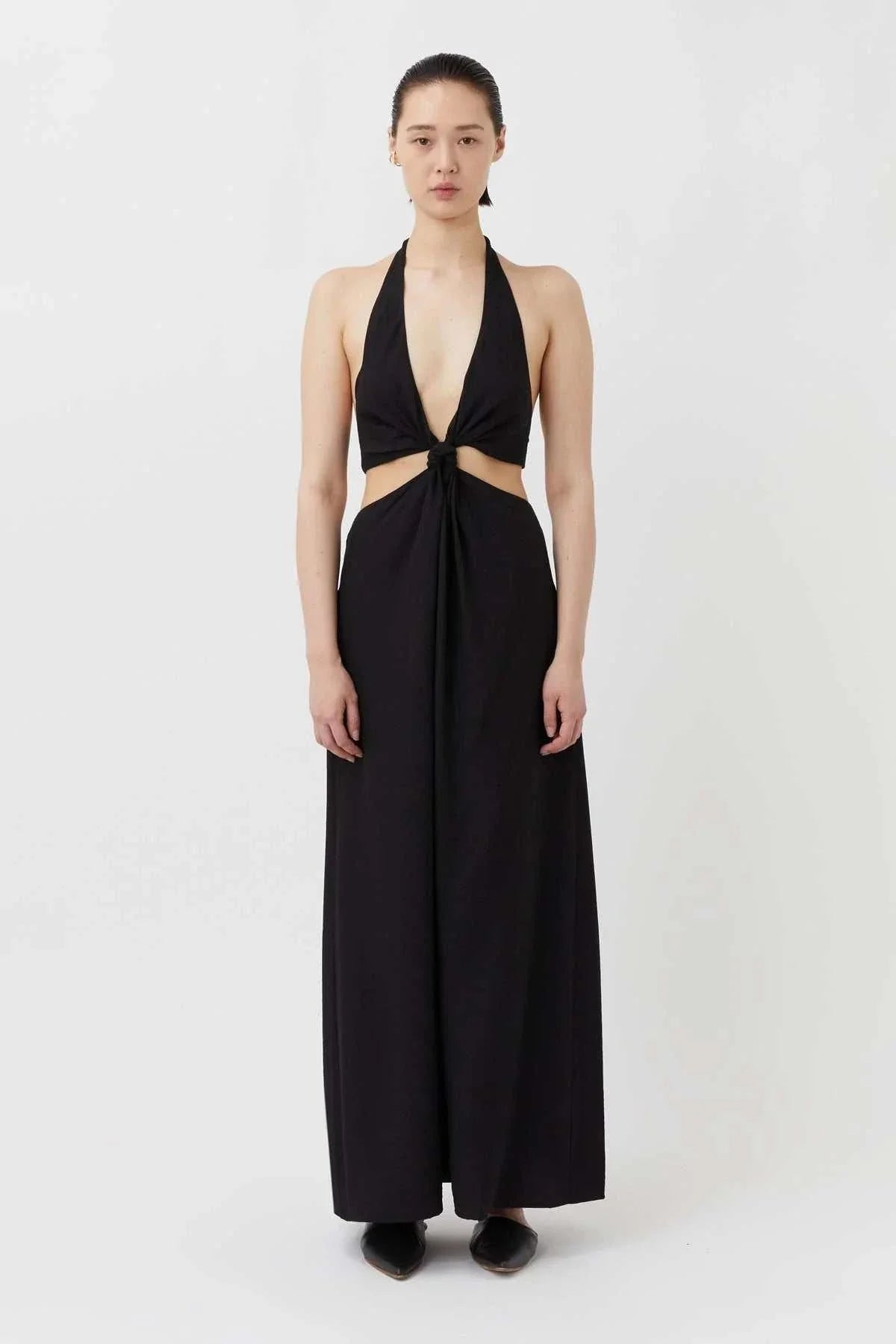 Camilla and Marc Prado Halter Dress Black