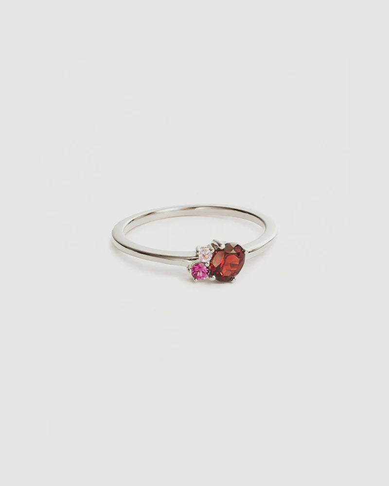 Charlotte Sterling Silver Kindred January Birthstone Ring