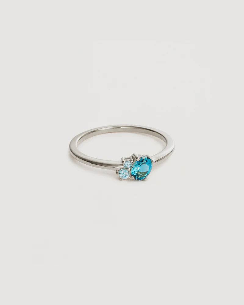 Charlotte Sterling Silver Kindred December Birthstone Ring