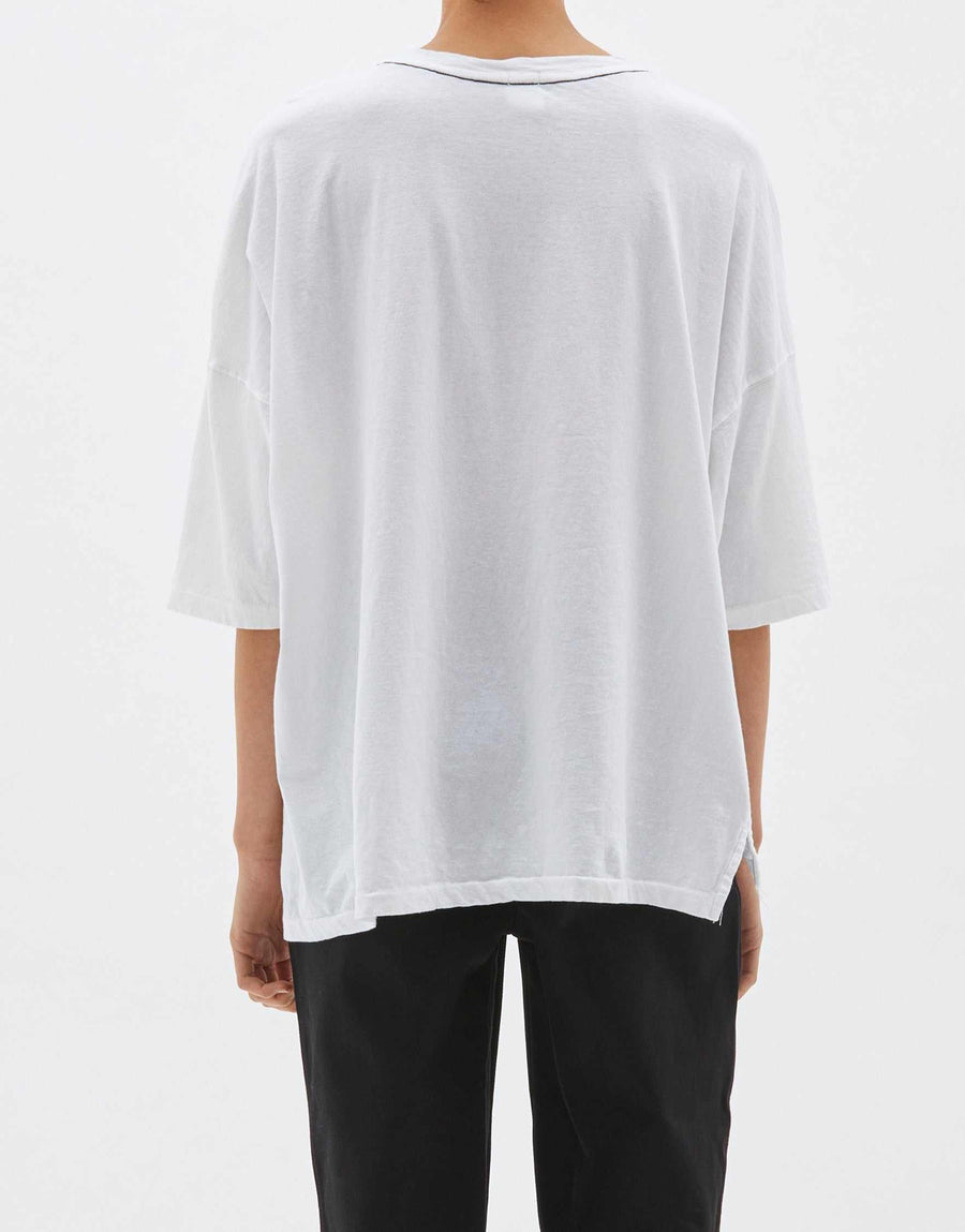 Bassike Slouch Side Step Short Sleeve